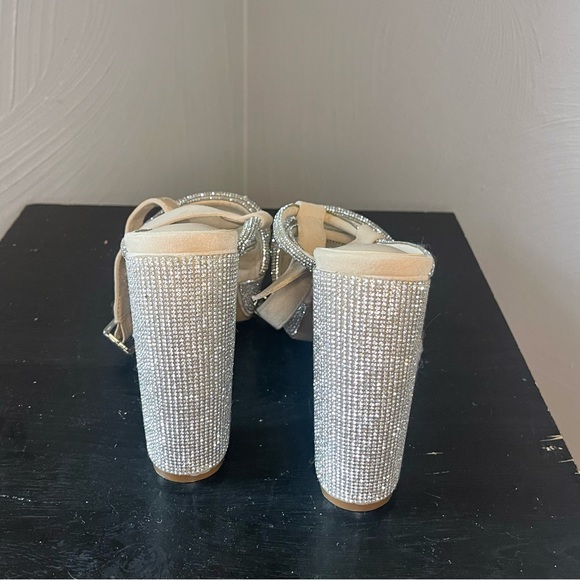 Sparkly Open Toed, Platform Heels! - Picture 2 of 3